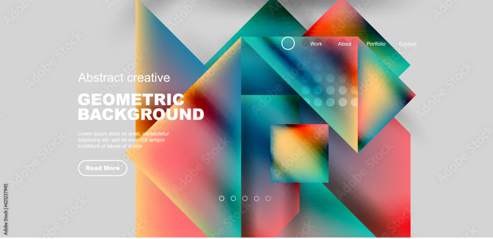 Geometric elements - squares and triangles composition background. Geometric elements - squares and triangles composition background.