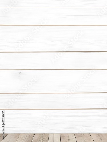 white wooden floor