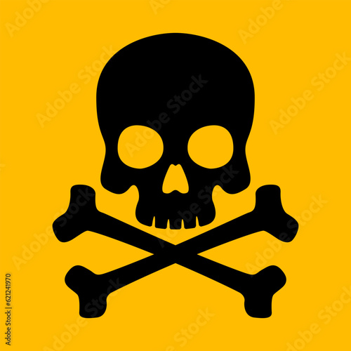 骸骨マーク(Toxic sign.)