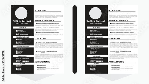 Creative Resume Resume and Cover Letter Layout.