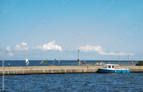 Pier in Puck. Poland