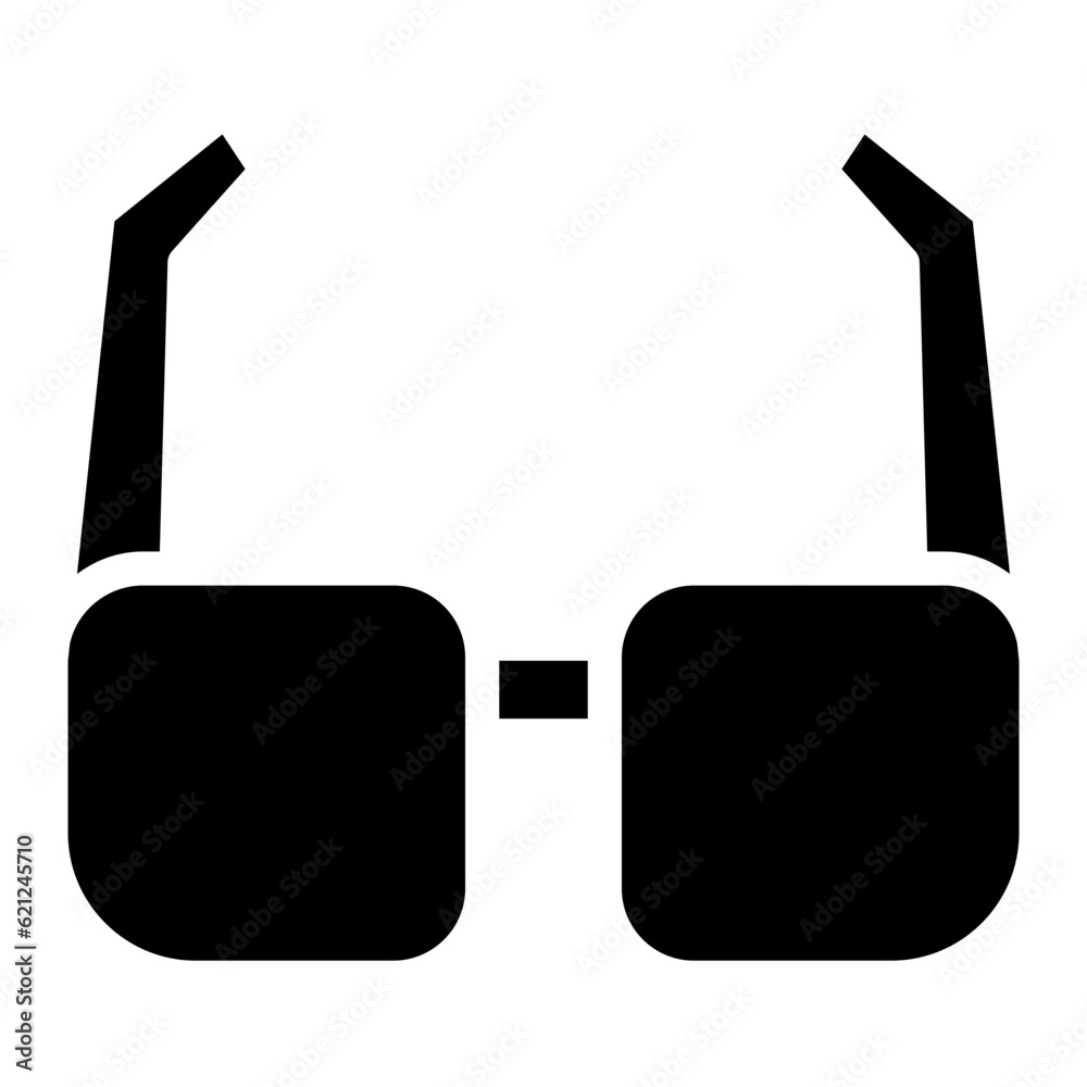 Obraz premium eyeglasses glyph 