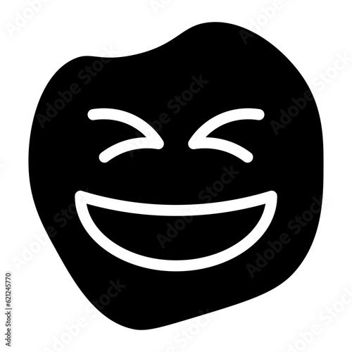 funny emoji glyph 