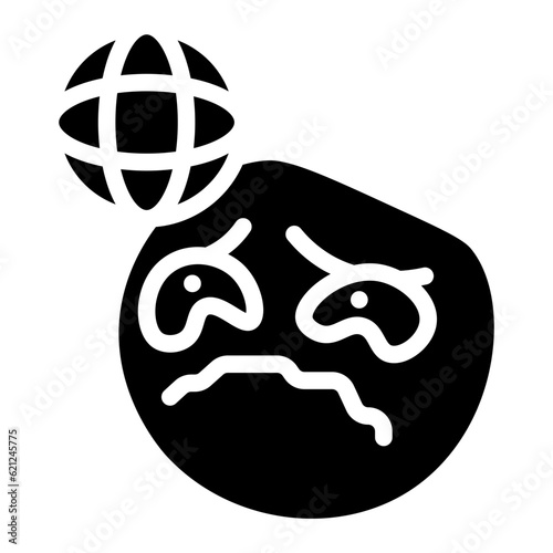 funny emoji glyph 