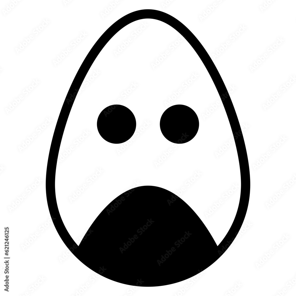 Fototapeta premium funny egg dualtone