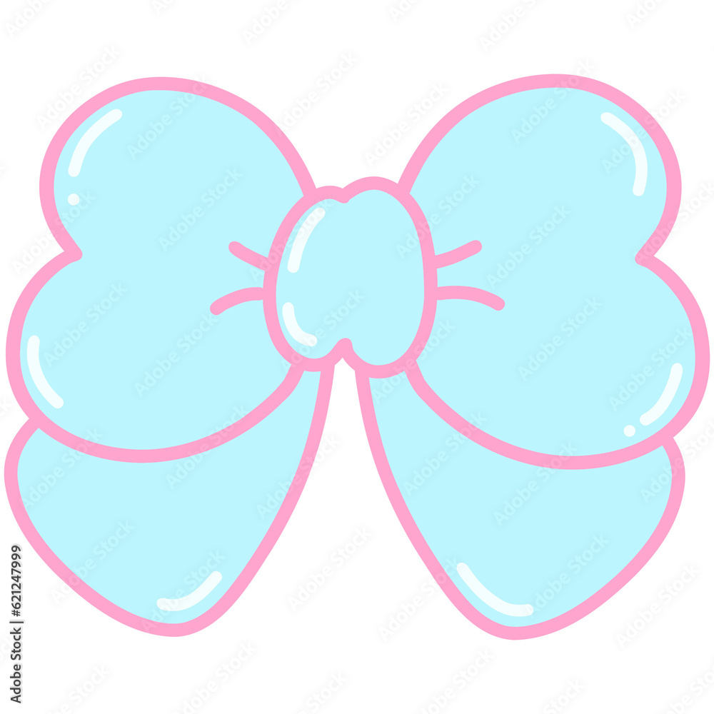 Blue ribbon bow Blue ribbon bow