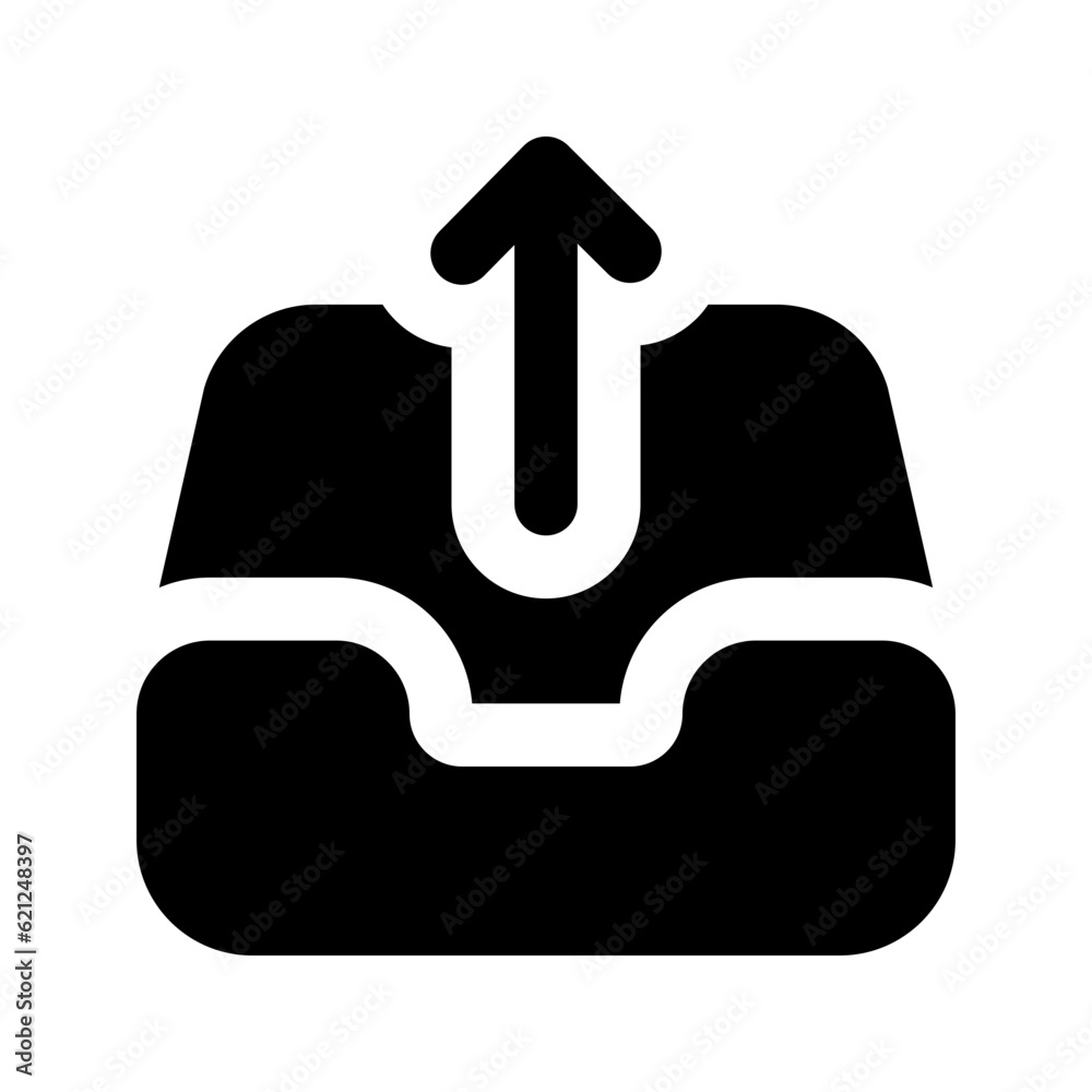 out box glyph icon out box glyph icon