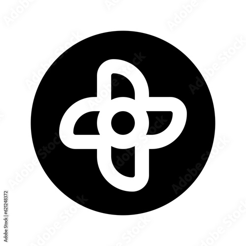 fan glyph icon