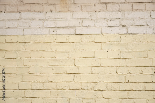 brick wall texture painted in light color
