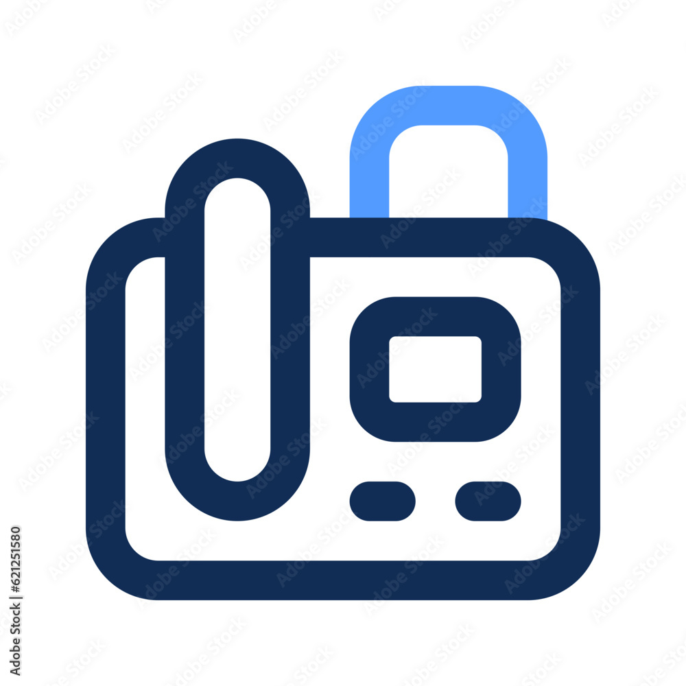 fax machine outline color icon fax machine outline color icon