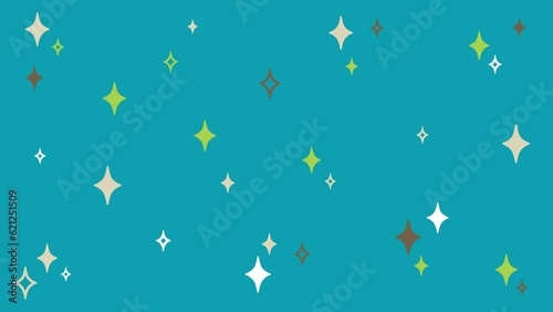 Cute sparkling background animation7