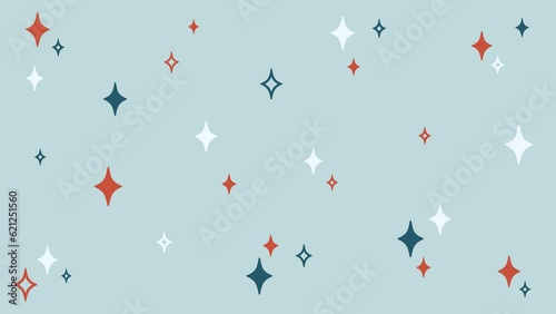 Cute sparkling background animation8