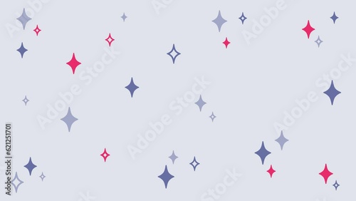 Cute sparkling background animation10