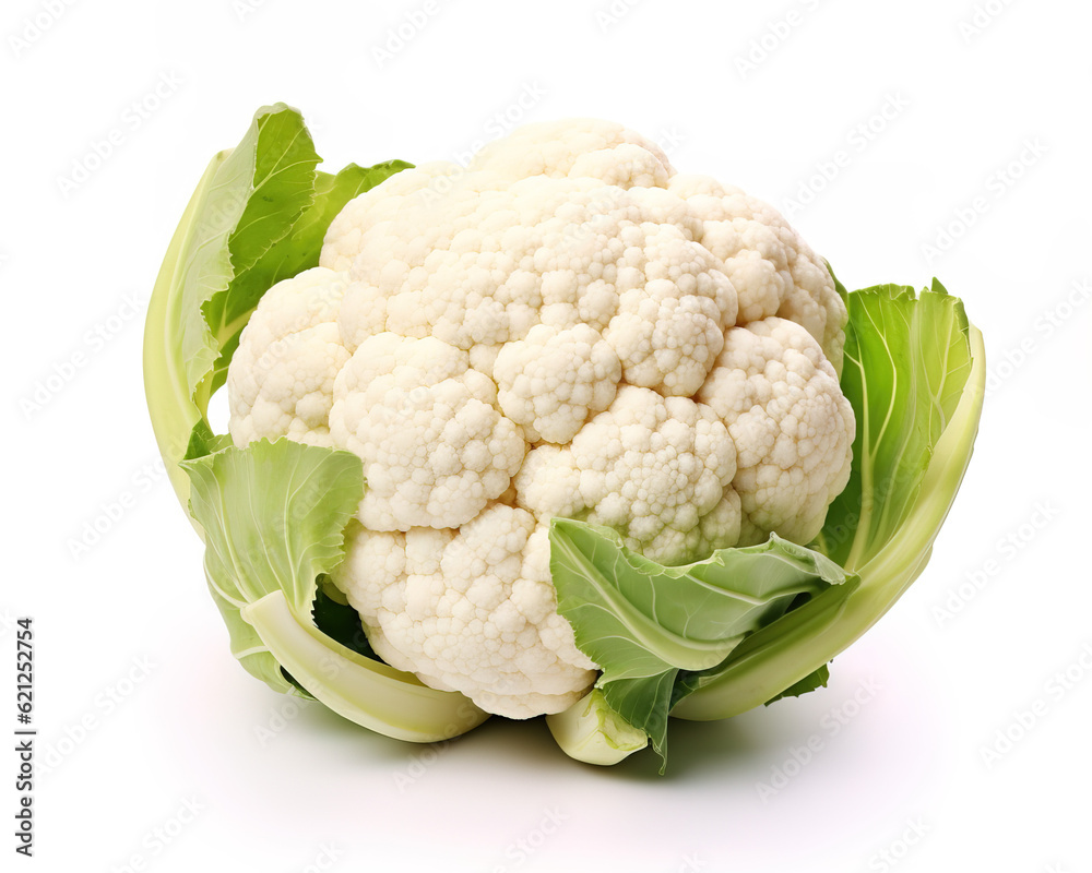 cauliflower isolated on white cauliflower isolated on white
