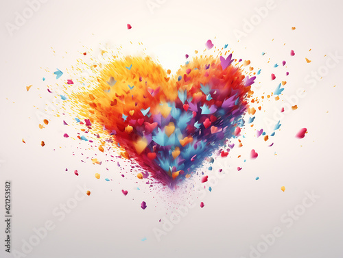 take care of the heart in the hands of a person a symbol of kindness the picture is unusual