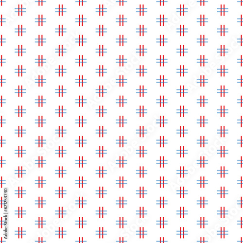 abstract seamless geometric red blue line pattern.