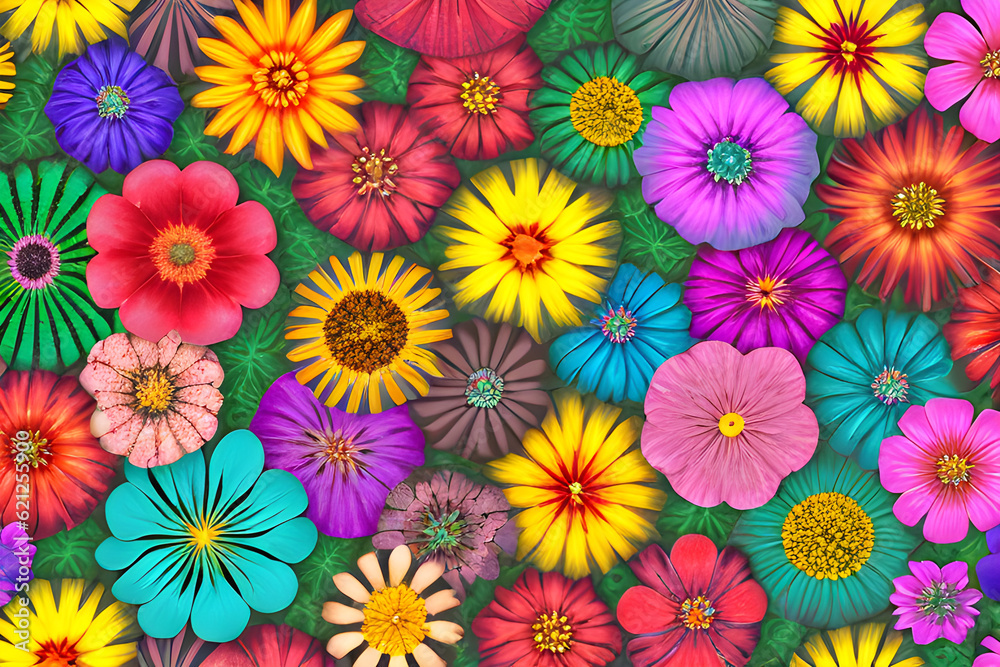 seamless background with flowers seamless background with flowers