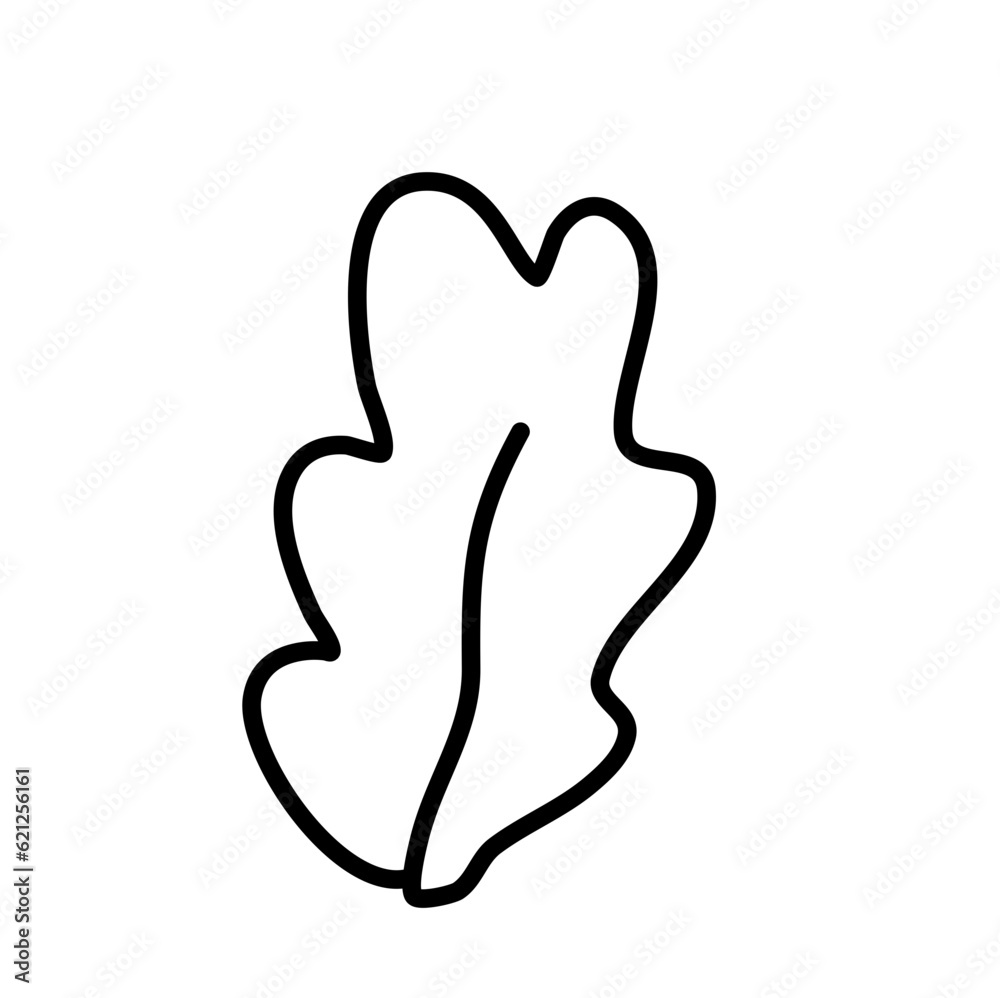 Leaf Doodle Sketch Leaf Doodle Sketch