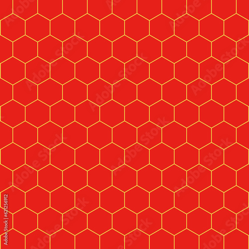 亀甲模様 赤×黄 M 2 © macaron