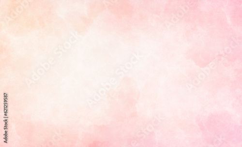 Pink watercolor pastel painted background, Abstract pink texture for design