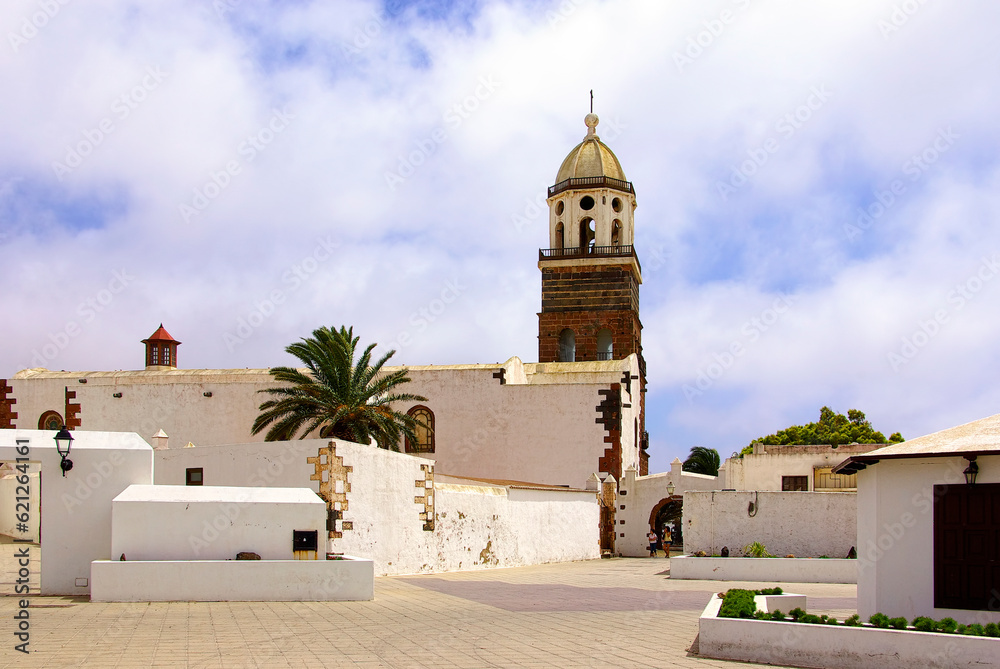 Obraz premium Kirche San Miguel in Teguise, Lanzarote, Spanien, Europa