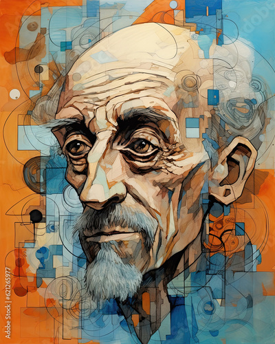 Generative AI illustration ...