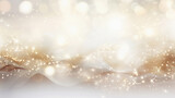 Background for Christmas and New Year background, Gold and silver color, Generative ai.
