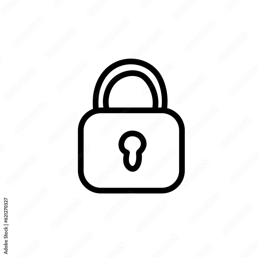 Keys and Locks outline vector icons Keys and Locks outline vector icons
