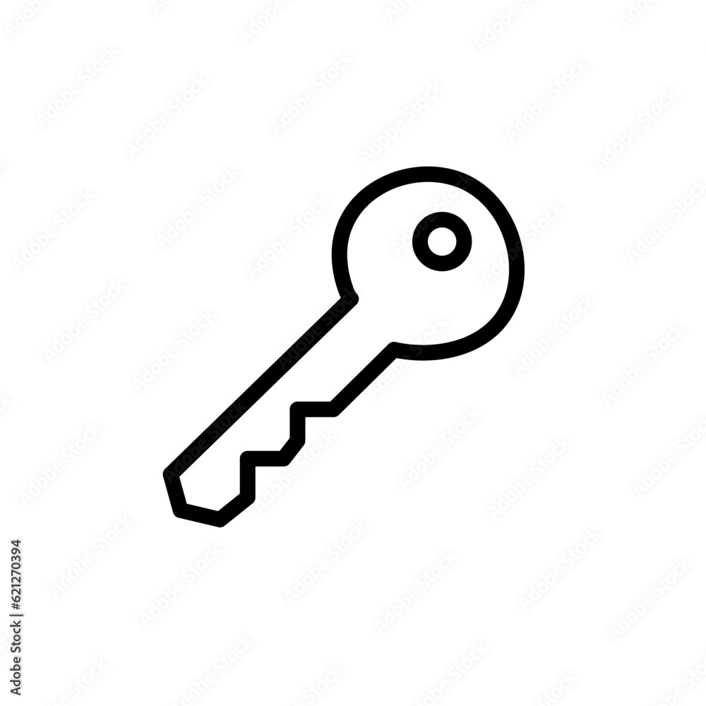 Keys and Locks outline vector icons Keys and Locks outline vector icons
