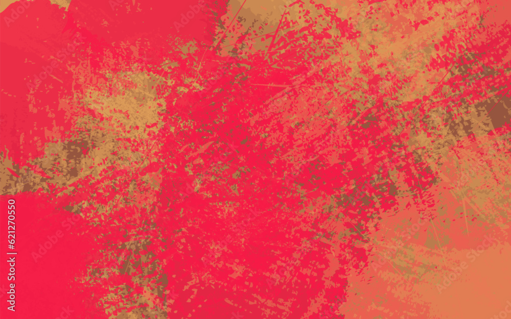 Abstract grunge texture red color background vector