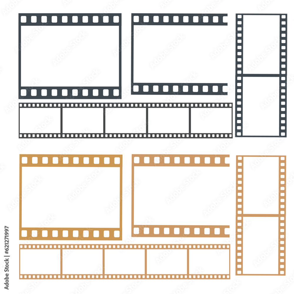 35mm film vector black and brown frame,Film strip frame ,negative frame vector,Cinema filmstrip, film reel. 35mm film vector black and brown frame,Film strip frame ,negative frame vector,Cinema filmstrip, film reel.