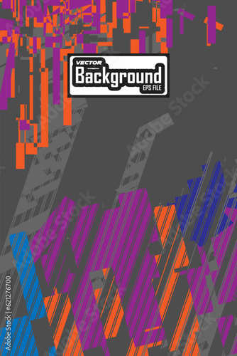 Abstract colorful background with grunge texture