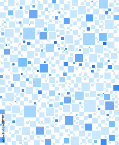 Blue Colored Box Pixel Pattern Vector