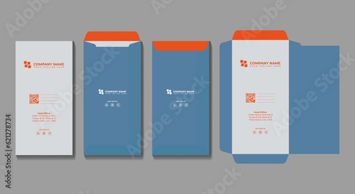 Envelop Design. Envelope for Business, company and personal use.
