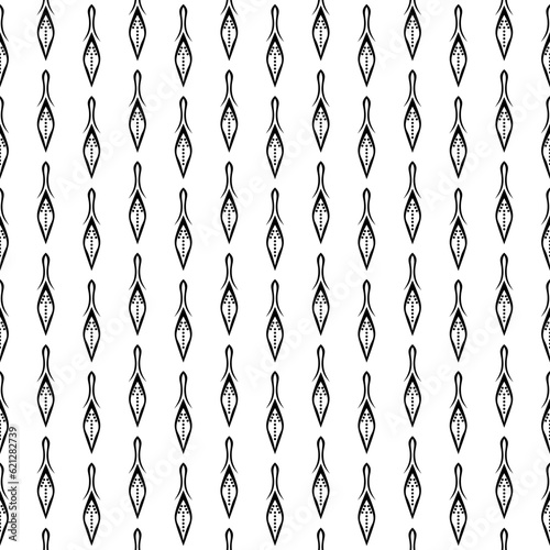 seamless pattern chain design locket design object floral flower art decoration decor damask element ornament texture textile fabric vintage vector illustration