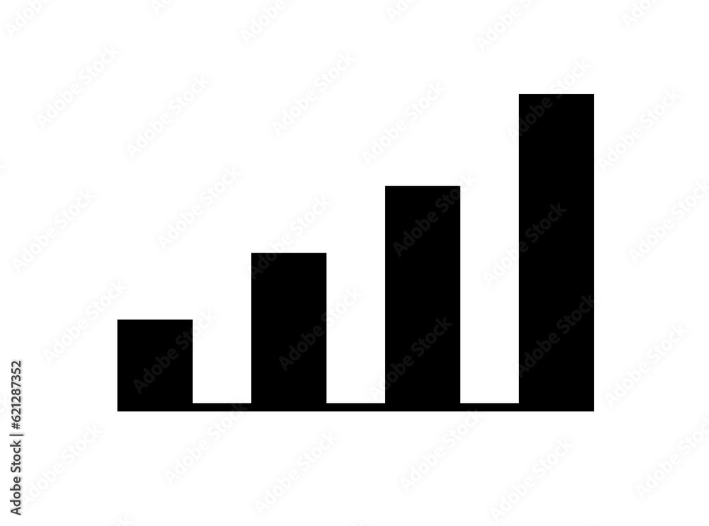Bar chart, infographic design, presentation template. Diagram. Transparent flat design column graph. Increasing growth columns. Bar chart, infographic design, presentation template. Diagram. Transparent flat design column graph. Increasing growth columns.