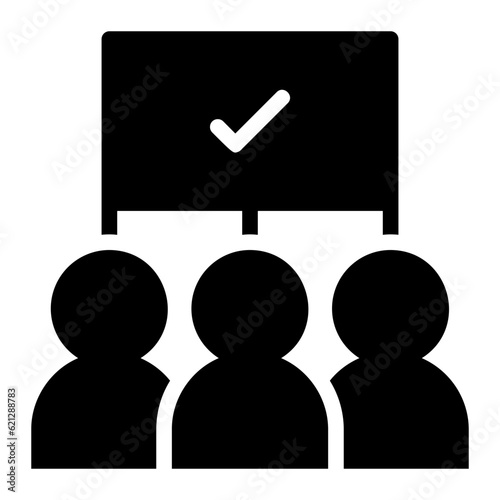 voters glyph icon