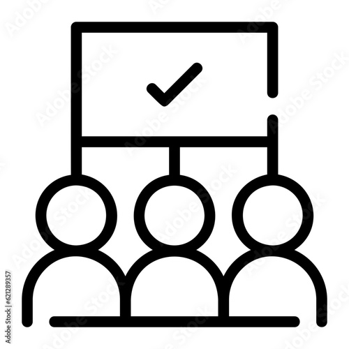 voters line icon