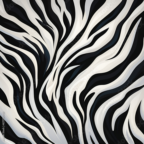 zebra texture skin AI generated 