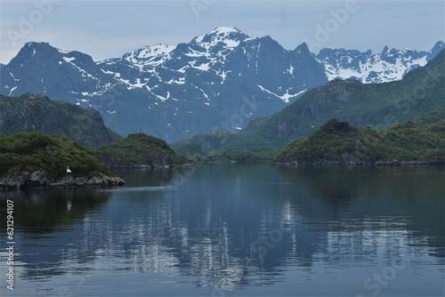 paysage des Lofoten  Norv  ge
