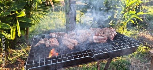 Smoke and Thai style grilled pork