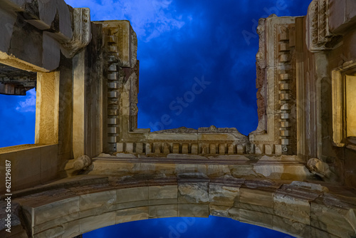 Celsius Library in ancient city Ephesus (Efes). Selcuk, Izmir, TURKEY