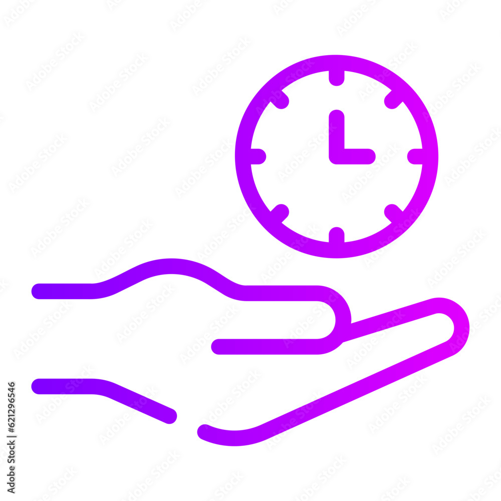 save time gradient icon save time gradient icon