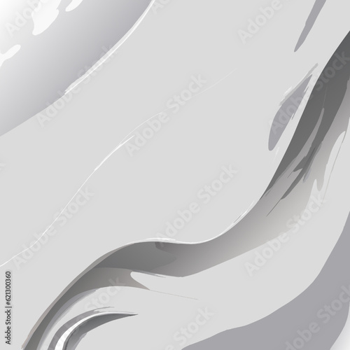 Abstract grey background with smooth lines and waves. Vector illustration for your design