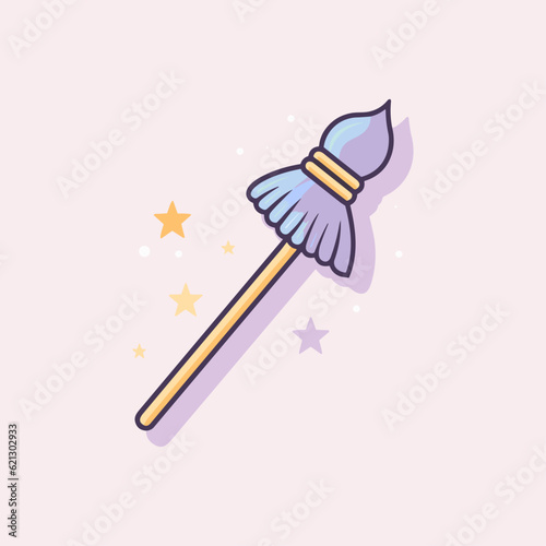Enchanted Strokes Magic Brush Icon