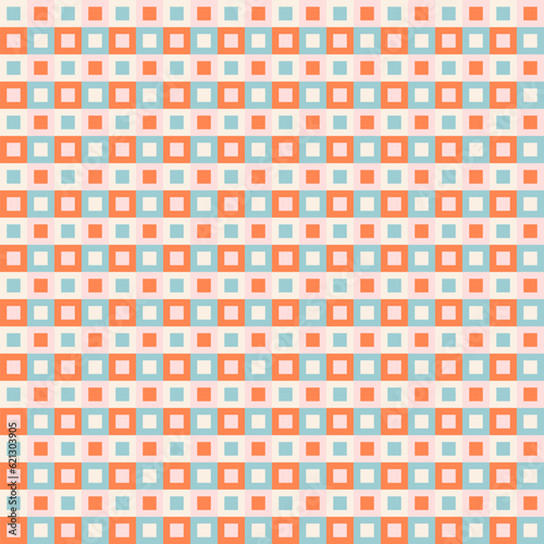 square seamless pattern vector, abstract repeating background