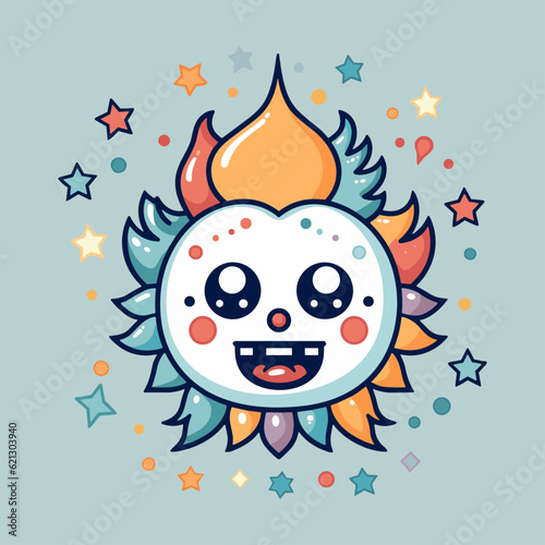 Amusing Jester Flat Icon