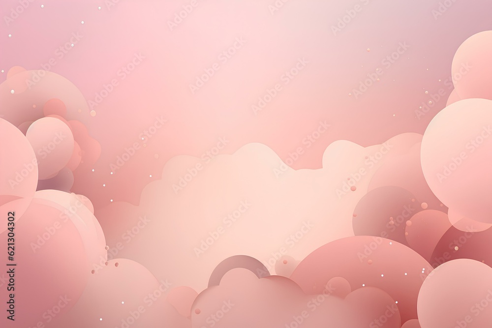 pink background with hearts made by midjeorney