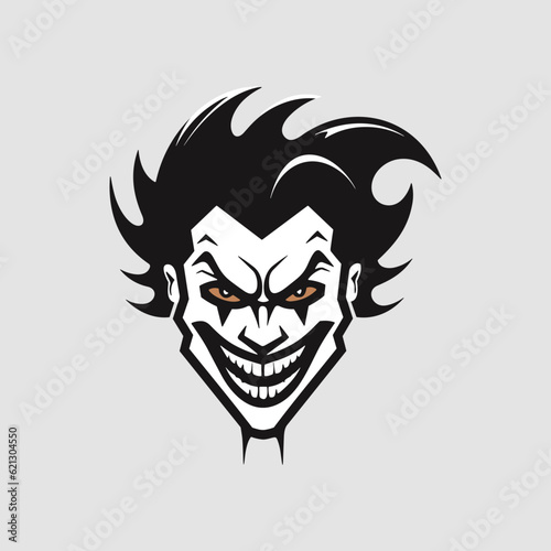 Malevolent Fool Flat Icon, halloween icon