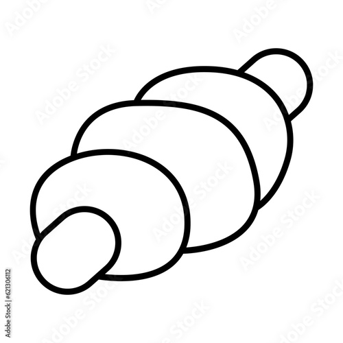Sausage bread roll icon